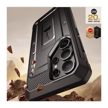 Supcase Unicorn Beetle Pro Galaxy S25 Ultra 5G skal, Svart (2-pack)