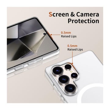 Tech-Protect Galaxy S25 Ultra 5G Magslim MagSafe skal, Transparent vit