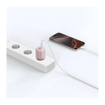 Tech-Protect NCM33W PD QC 3.0 2-port v&auml;ggladdare, Rosa