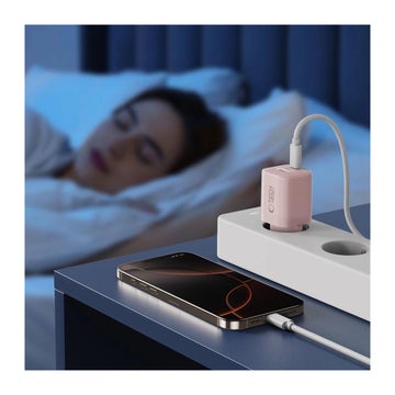 Tech-Protect NCM33W PD QC 3.0 2-port v&auml;ggladdare, Rosa