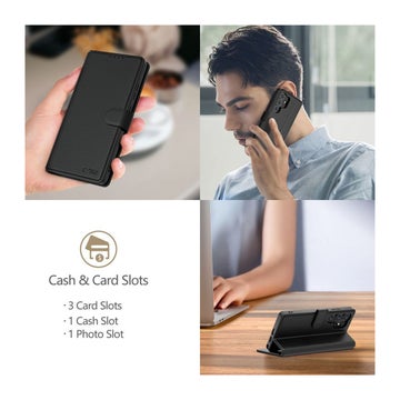 Tech-Protect Wallet Motorola Edge 60 Pro 5G fodral, Svart