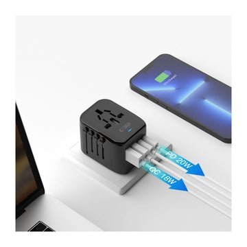 Tech-Protect TA200 reseadapter, Svart