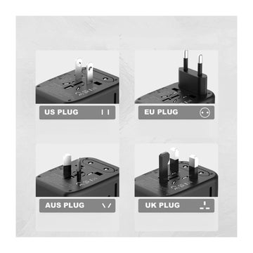 Tech-Protect TA200 reseadapter, Svart