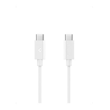 Spigen EB6020CC Essential 60W USB-C kabel, Vit 200 cm