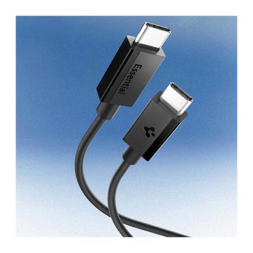 Spigen EB6010CC Essential 60W USB-C kabel, Svart 100 cm