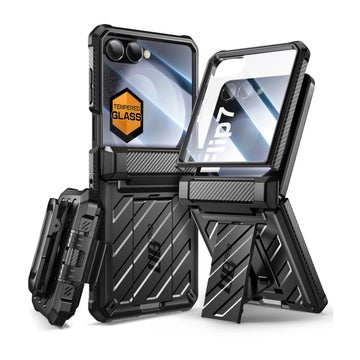 Supcase Unicorn Beetle Pro Galaxy Z Flip7 5G skal, Svart