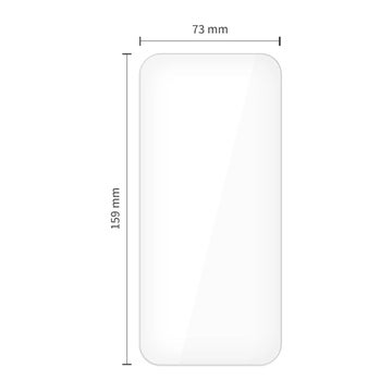 Tech-Protect iPhone 16 Pro Max Glass Fit+ sk&auml;rmskydd, Klar (2-pack)