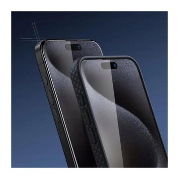 Tech-Protect iPhone 16 Pro Max Glass Fit+ sk&auml;rmskydd, Klar (2-pack)