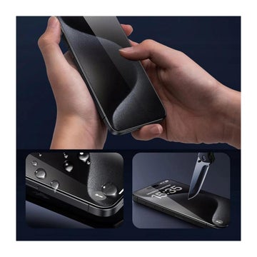 Tech-Protect iPhone 16 Pro Max Glass Fit+ sk&auml;rmskydd, Klar (2-pack)