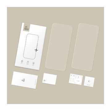 Tech-Protect iPhone 16 Pro Max Glass Fit+ sk&auml;rmskydd, Klar (2-pack)