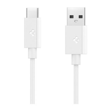 Spigen EB6010AC Essential 60W USB-C kabel, Vit 100 cm