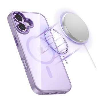 Tech-Protect Magmat iPhone 17 MagSafe skal, Lila/transparent