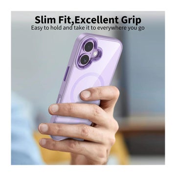 Tech-Protect Magmat iPhone 17 MagSafe skal, Lila/transparent