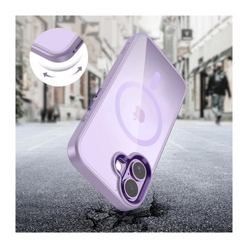 Tech-Protect Magmat iPhone 17 MagSafe skal, Lila/transparent