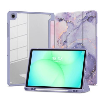 Tech-Protect SmartCase Pen Galaxy Tab A9 / A11 fodral, Lila