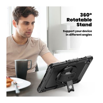 Tech-Protect Solid360 Galaxy Tab A9 Plus / A11 Plus skal, Svart