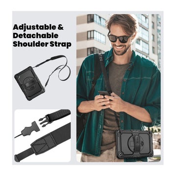 Tech-Protect Solid360 Galaxy Tab A9 Plus / A11 Plus skal, Svart