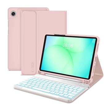 Tech-Protect SmartCase Pen Keyboard Galaxy Tab A9 Plus / A11 Plus fodral med tangentbord, Pink