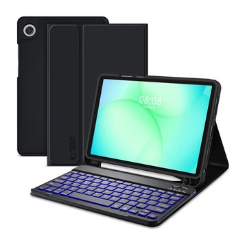 Tech-Protect SmartCase Pen Keyboard Galaxy Tab A9 Plus / A11 Plus fodral med tangentbord, Svart