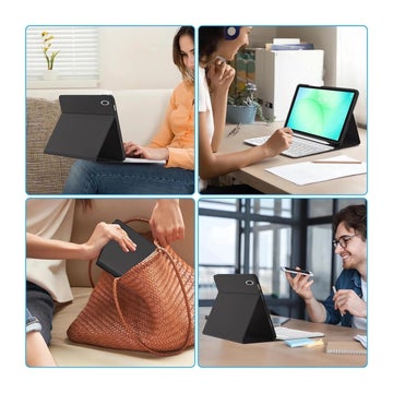 Tech-Protect SmartCase Pen Keyboard Galaxy Tab A9 Plus / A11 Plus fodral med tangentbord, Svart