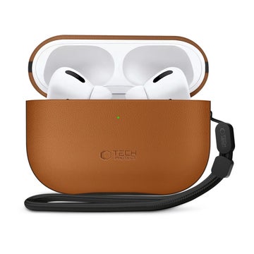 Tech-Protect Naturalfit AirPods Pro 3 fodral, Brun