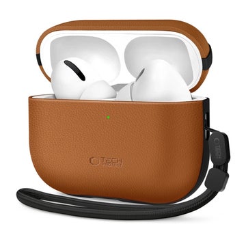Tech-Protect Naturalfit AirPods Pro 3 fodral, Brun