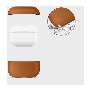 Tech-Protect Naturalfit AirPods Pro 3 fodral, Brun