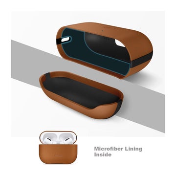 Tech-Protect Naturalfit AirPods Pro 3 fodral, Brun