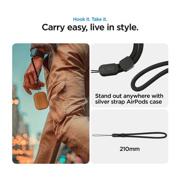 Tech-Protect Naturalfit AirPods Pro 3 fodral, Brun