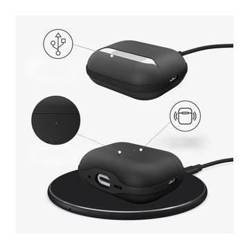 Tech-Protect Naturalfit AirPods Pro 3 fodral, Svart