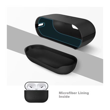Tech-Protect Naturalfit AirPods Pro 3 fodral, Svart