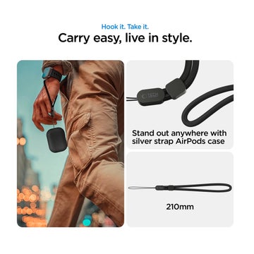 Tech-Protect Naturalfit AirPods Pro 3 fodral, Svart