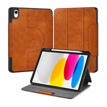 Tech-Protect Fleece iPad 11" (2022 / 2025) fodral, Brun