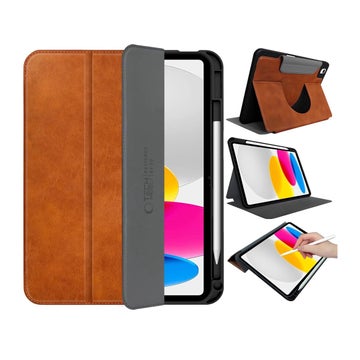 Tech-Protect Fleece iPad 11" (2022 / 2025) fodral, Brun