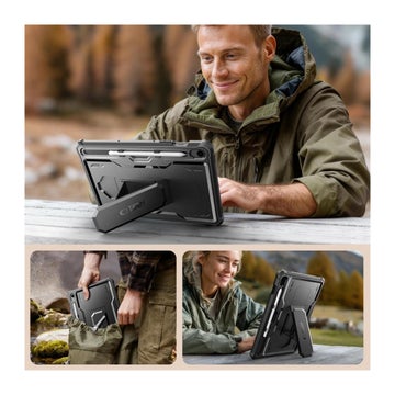 Tech-Protect Kevlar Pro Galaxy Tab S9 / S10 FE / S10 Lite fodral, Svart