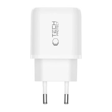 Tech-Protect NCA45W-GAN2 QC -v&auml;ggladdare, Vit