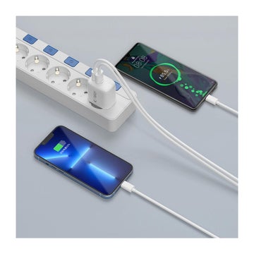 Tech-Protect NCA45W-GAN2 QC -v&auml;ggladdare, Vit