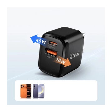 Tech-Protect NCA45W-GAN2 QC -v&auml;ggladdare, Vit