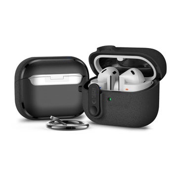 Tech-Protect Slim Hook Galaxy Buds 3 / 3 FE / 3 Pro fodral, Svart