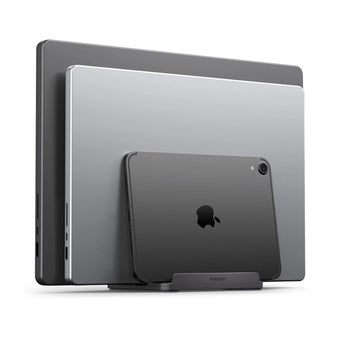 Spigen LD208S4 stativ f&ouml;r laptop, Gr&aring;