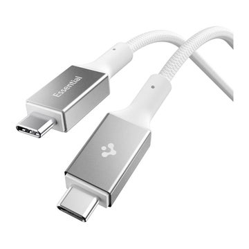 Spigen EB20415CC 240W USB-C -kabel, Vit 150cm