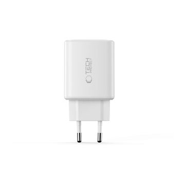 Tech-Protect NCA65W 3-Port v&auml;ggladdare, Vit