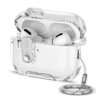 Tech-Protect Bounce Pro AirPods Pro 3 fodral, Transparent