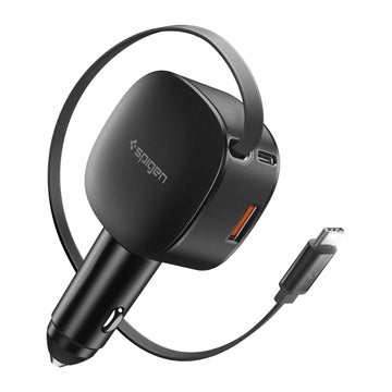 Spigen EV603BT 60W billaddare, Svart