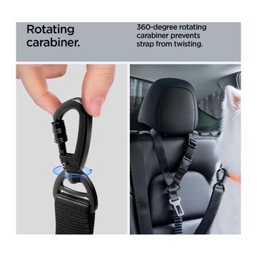 Spigen PS100 Universal bilb&auml;lte f&ouml;r hund, Svart