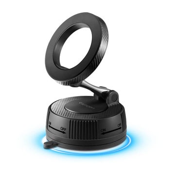 Spigen MFT36 MagSafe -mobilh&aring;llare f&ouml;r bil, Svart