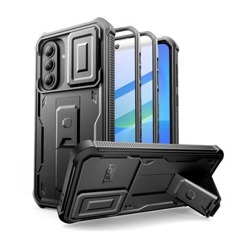 Tech-Protect Kevlar Cam+ Galaxy A36 / A37 5G skal, Svart (2-pack)