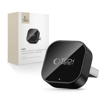 Tech-Protect Ultraboost CA01 Apple / Android Auto adapter, Svart