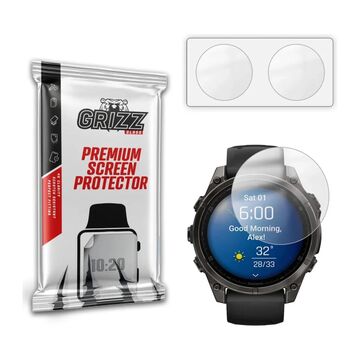 Grizz PaperScreen Garmin Fenix 8 / 8 Pro (47 mm) skyddsfilm, Matt (2 pack)