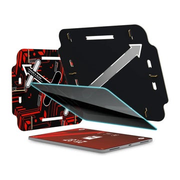 Grizz SecretGlass Easy iPad Air 13" (2025) hybridglass, Integritetsskydd (med bricka)